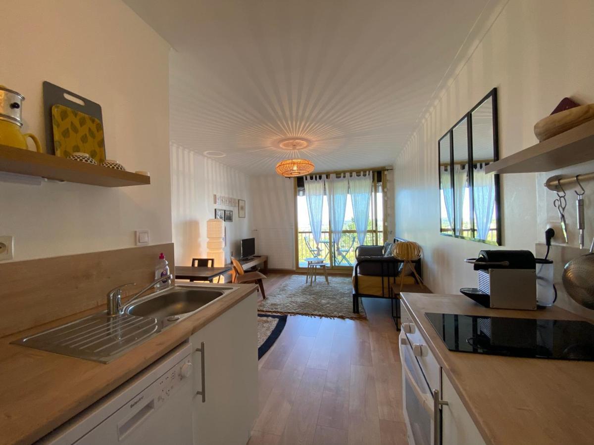 Studio Equipee Et Balcon Avec Vue Degagee Montrichard Eksteriør billede